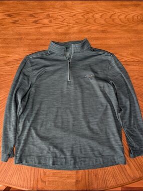 Greg Norman Collection Men's Quarter-Zip Performance Jacket - Hunter Green